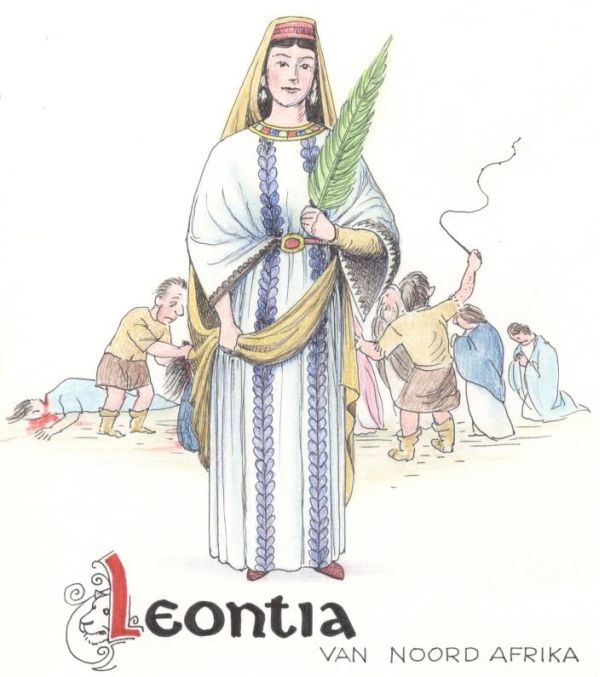 Dionysia van Utica met Majoricus, Dativa en anderen