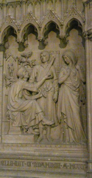 Valeria ter dood veroordeeld. ± 1840(?), sculptuur.