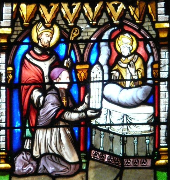 Budoc laat ramen vervaardighen voor de nieuwe kathedraal.