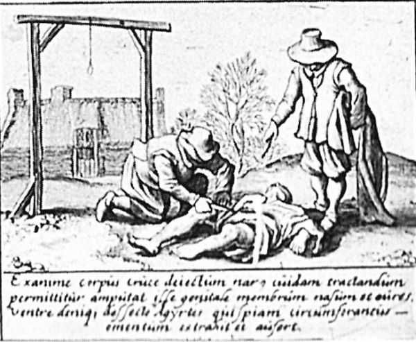 Berging van Cornelis' lijk (gelijkenis Jezus!).