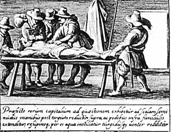 Cornelis op de pijnbank.