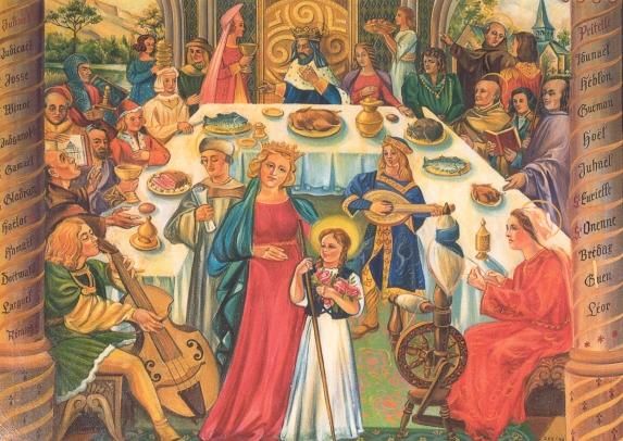 De familie van Judicaël.