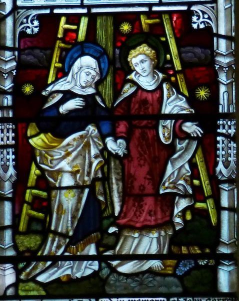 Na de begrafenis van Jezus neemt Johannes Maria onder zijn hoede (zie Johannes 19,27).