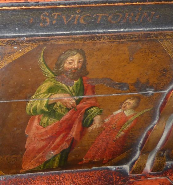 Victorinus met zijn niet met name genoemde zoon