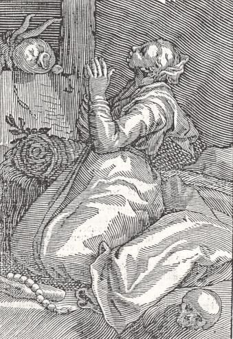 CHRISTOPHORUS à Sichem ''t Bosch der Eremyten ende Eremitinnen van Aegypten ende Palestinen met figuren van Abraham Blommaert' Antwerpen, Ieronymus Verdussen, 1654 Nederland.